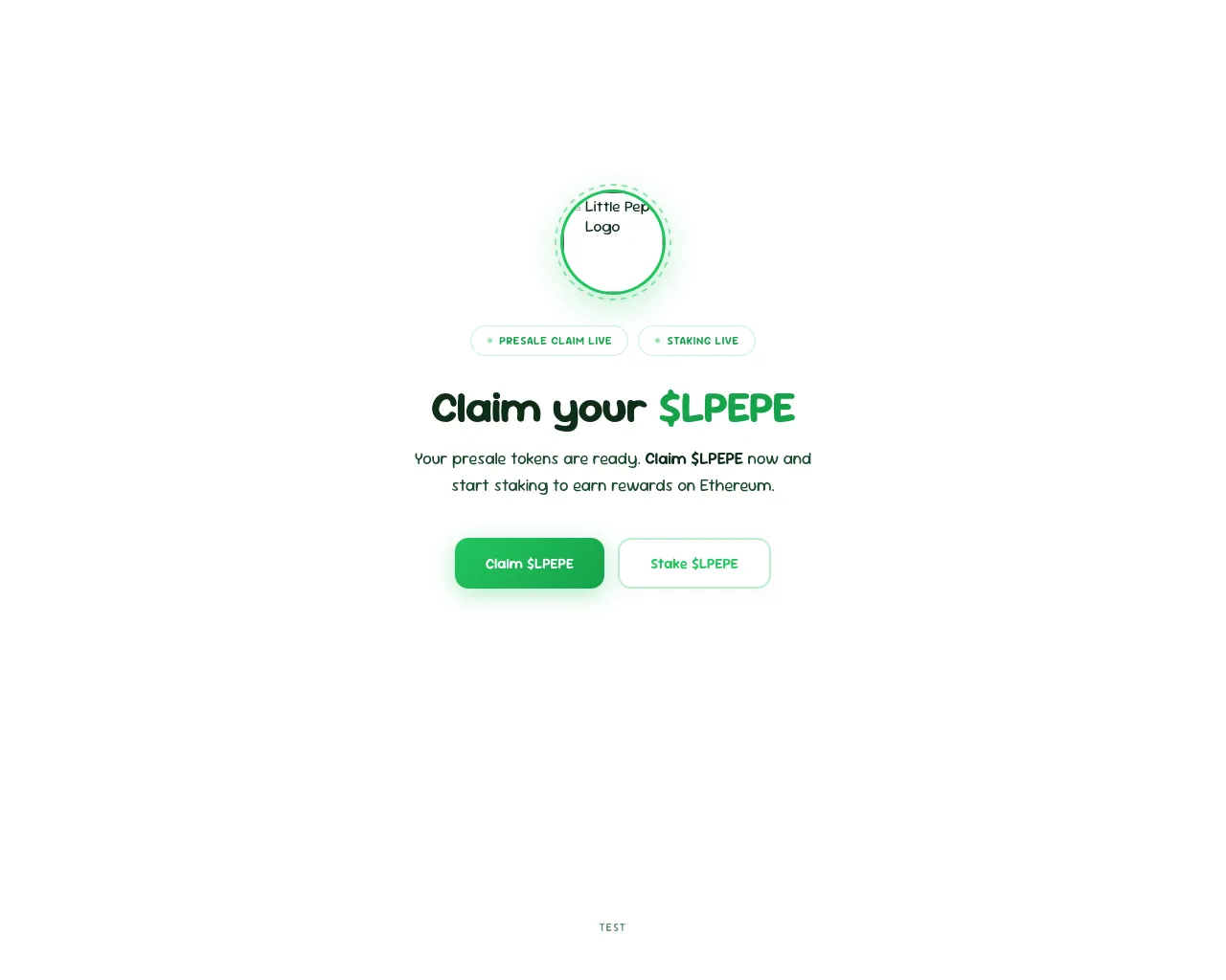 Screenshot of litttlepepe.live
