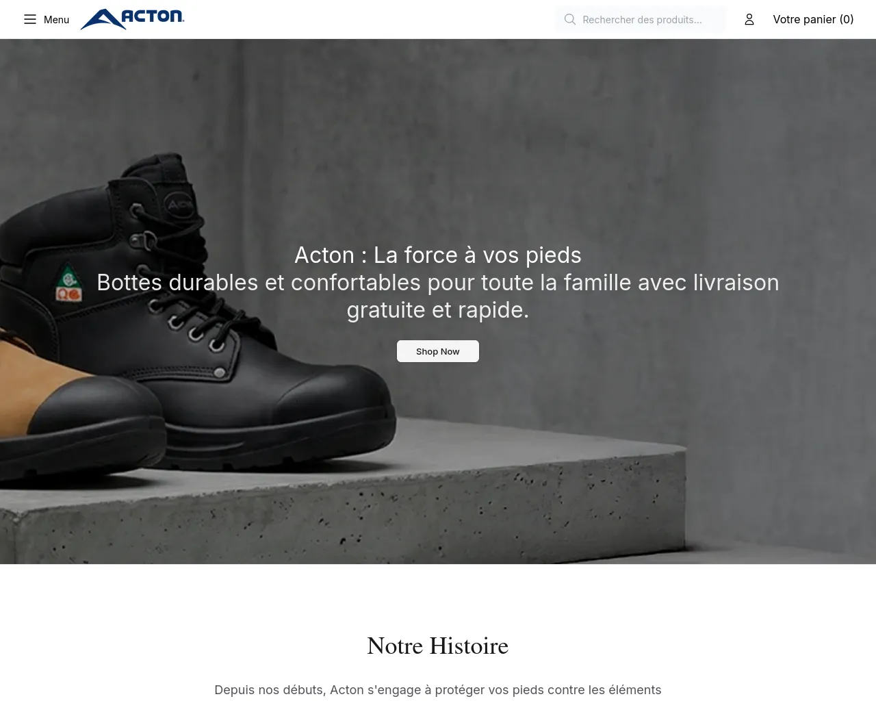 Screenshot of actoncanadaofficial.shop
