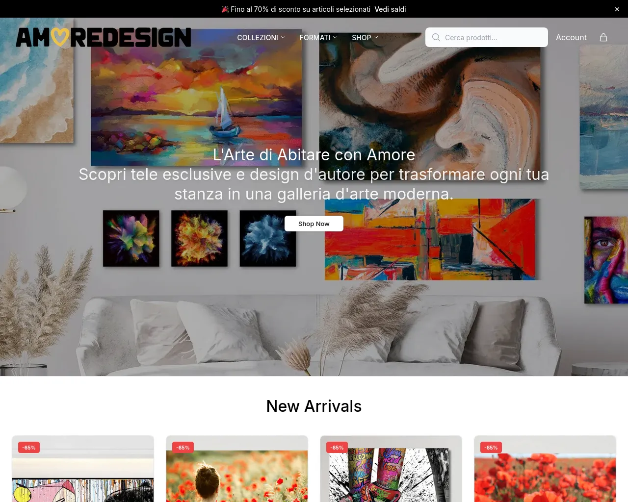 Screenshot of adesignhome.shop