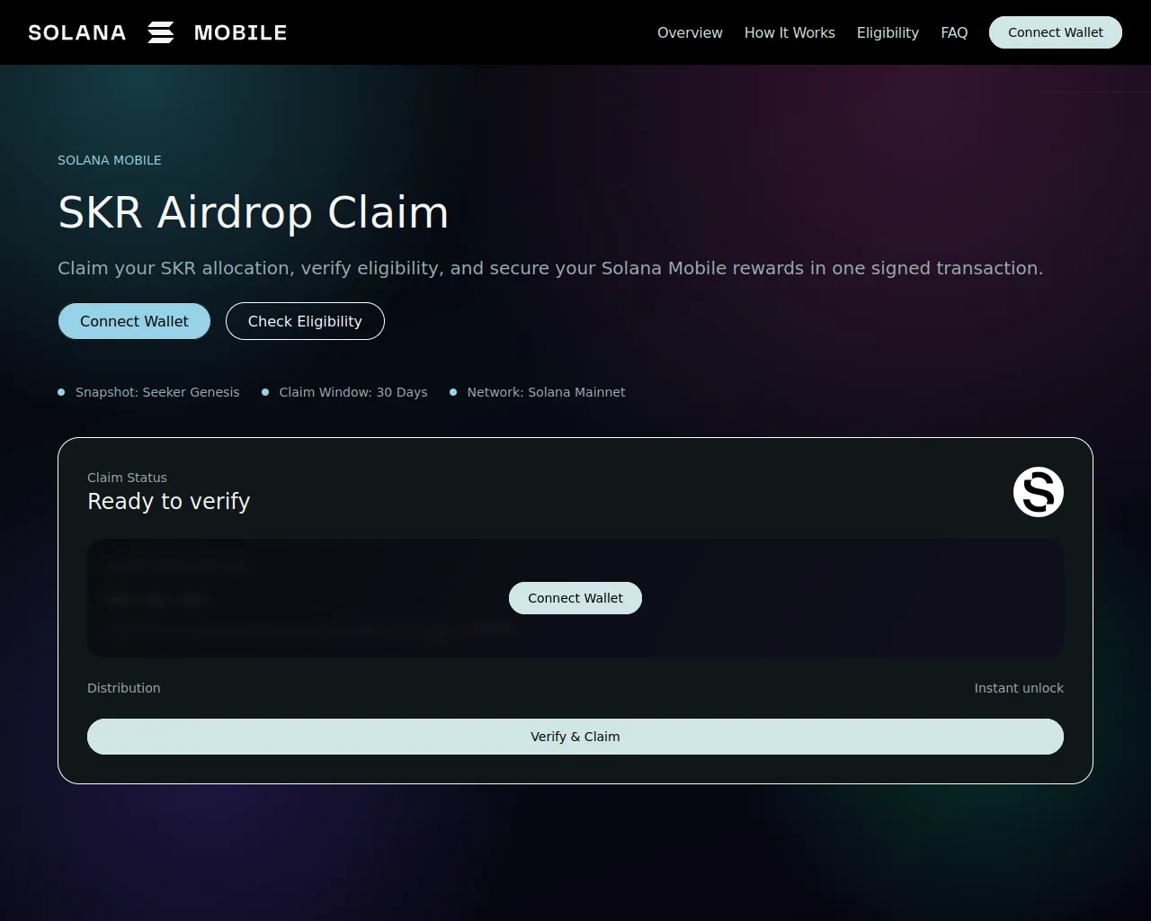 Screenshot of solana-mobile.live