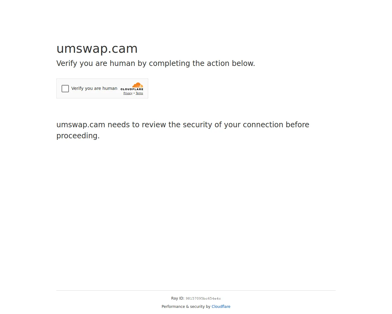 Screenshot of umswap.cam