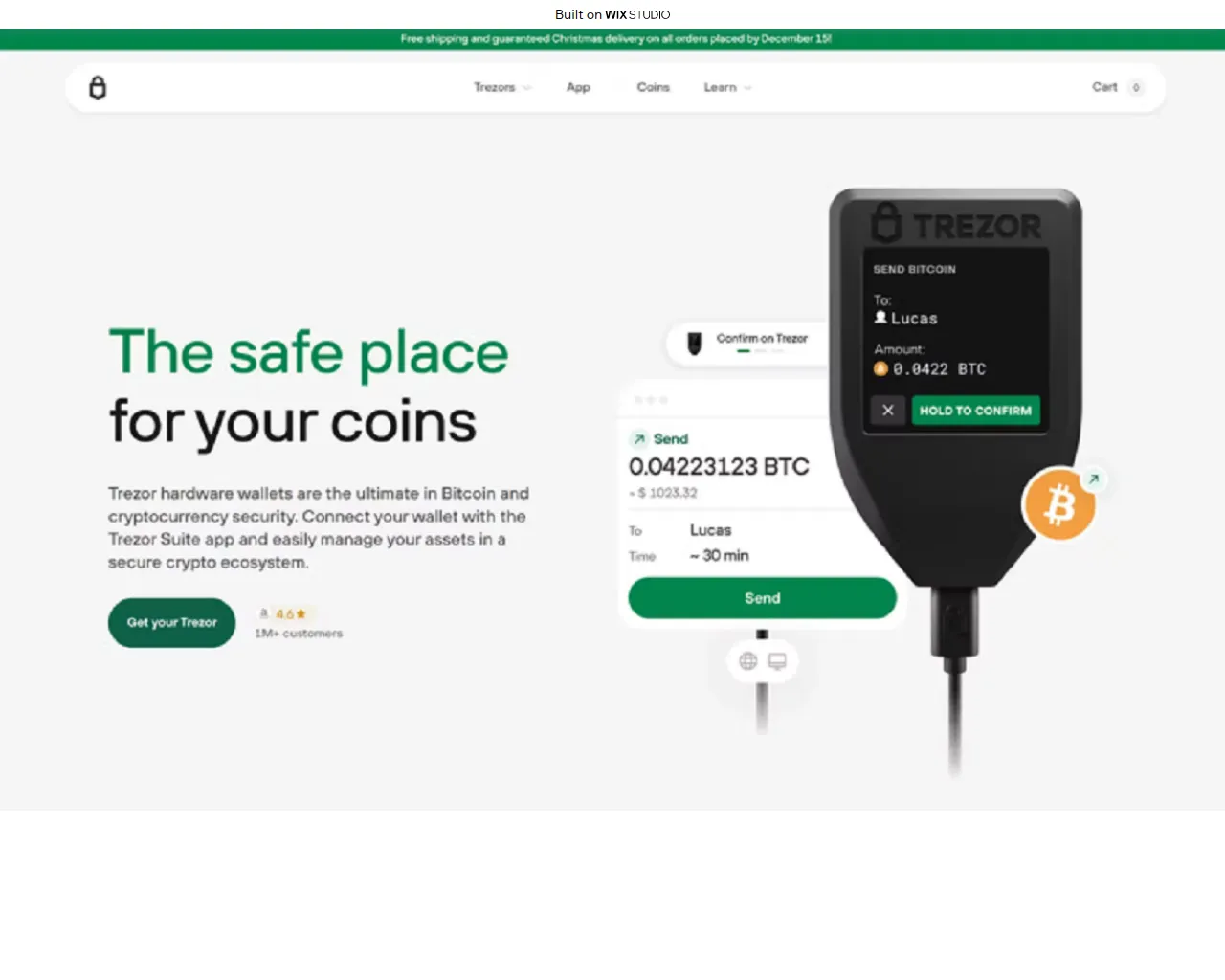 Screenshot of introbridge.wixstudio.com