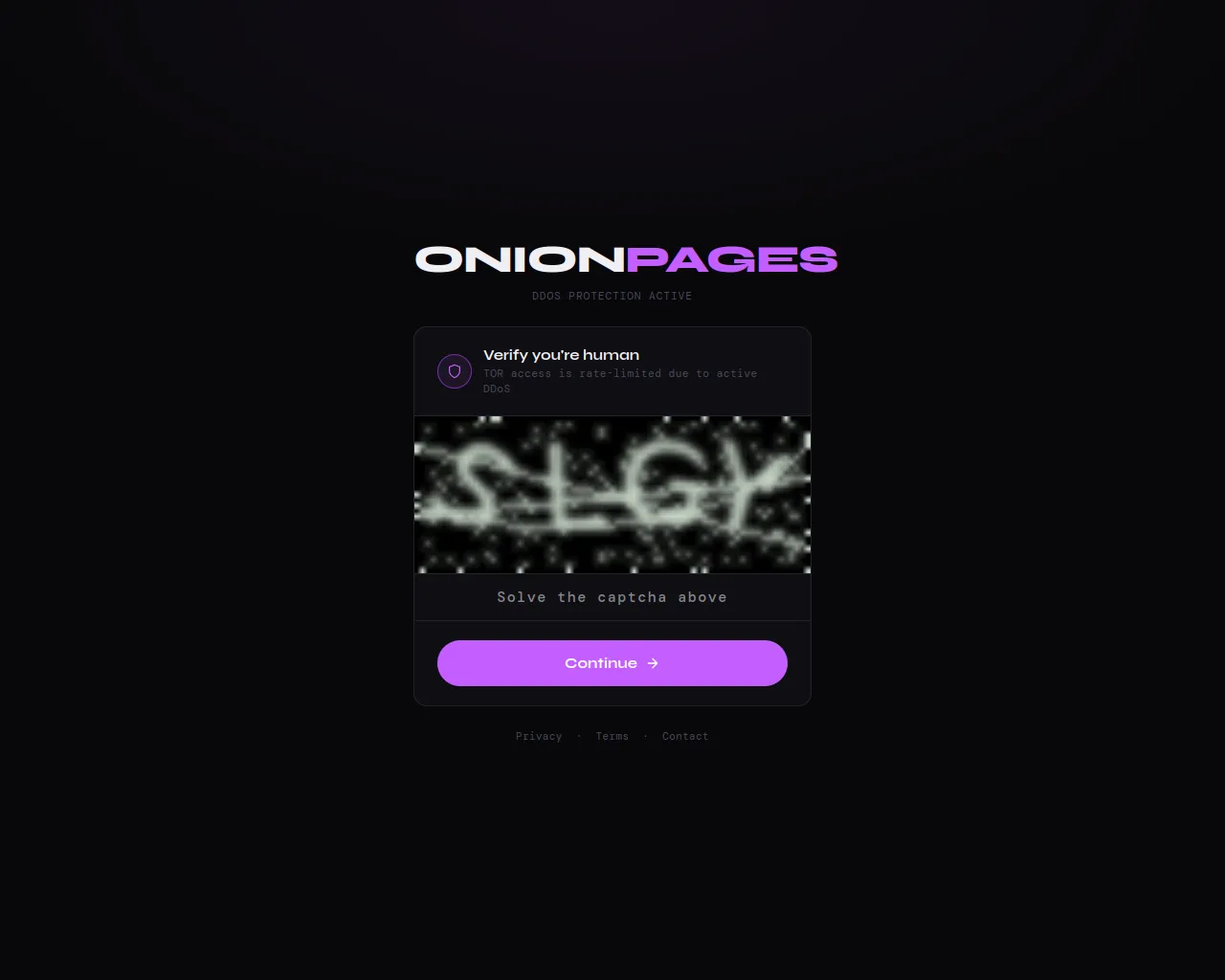 Screenshot of onionpages.com