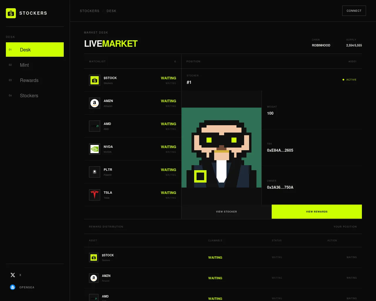 Screenshot of hoodstockers.xyz