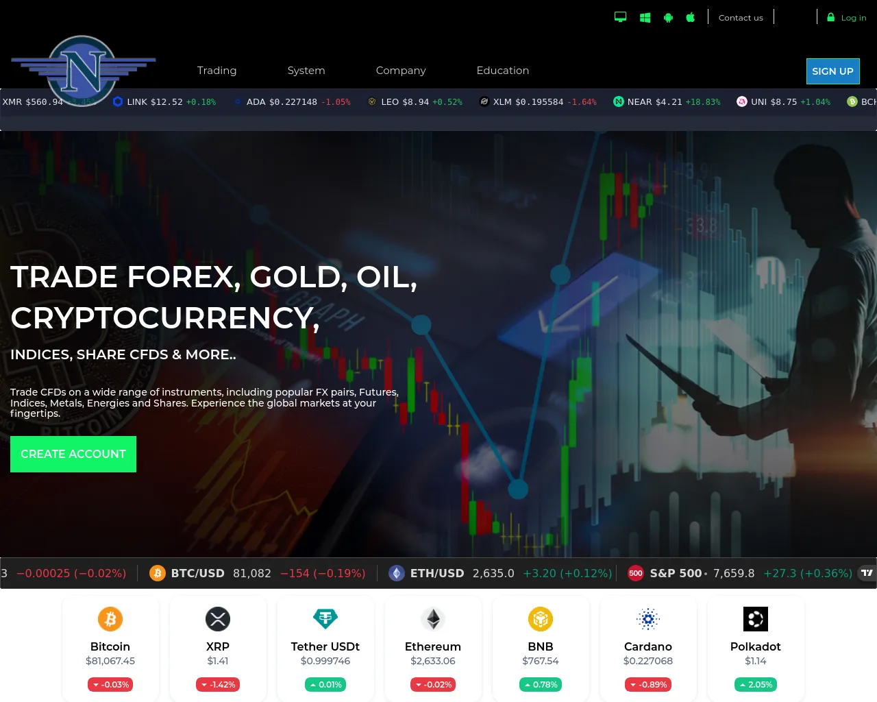 Screenshot of primenovahb.com