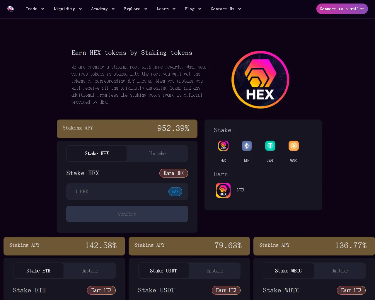 Screenshot of hex-sushi.top