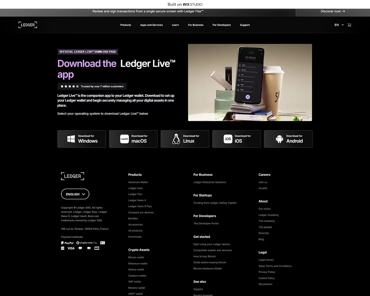 Screenshot of engine-desktoplive.wixstudio.com