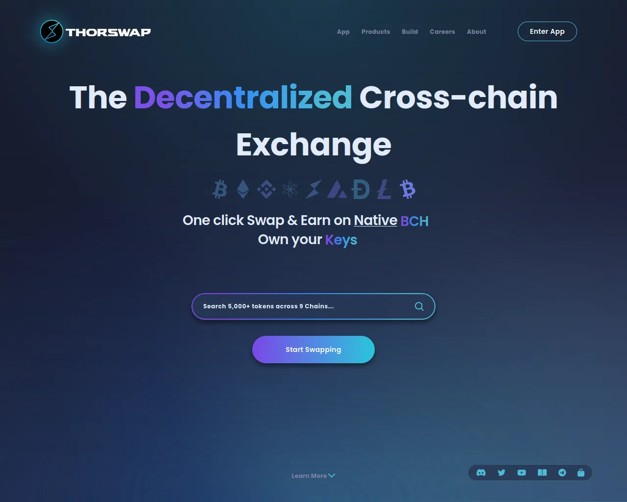 Screenshot of v3-thorswap.xyz