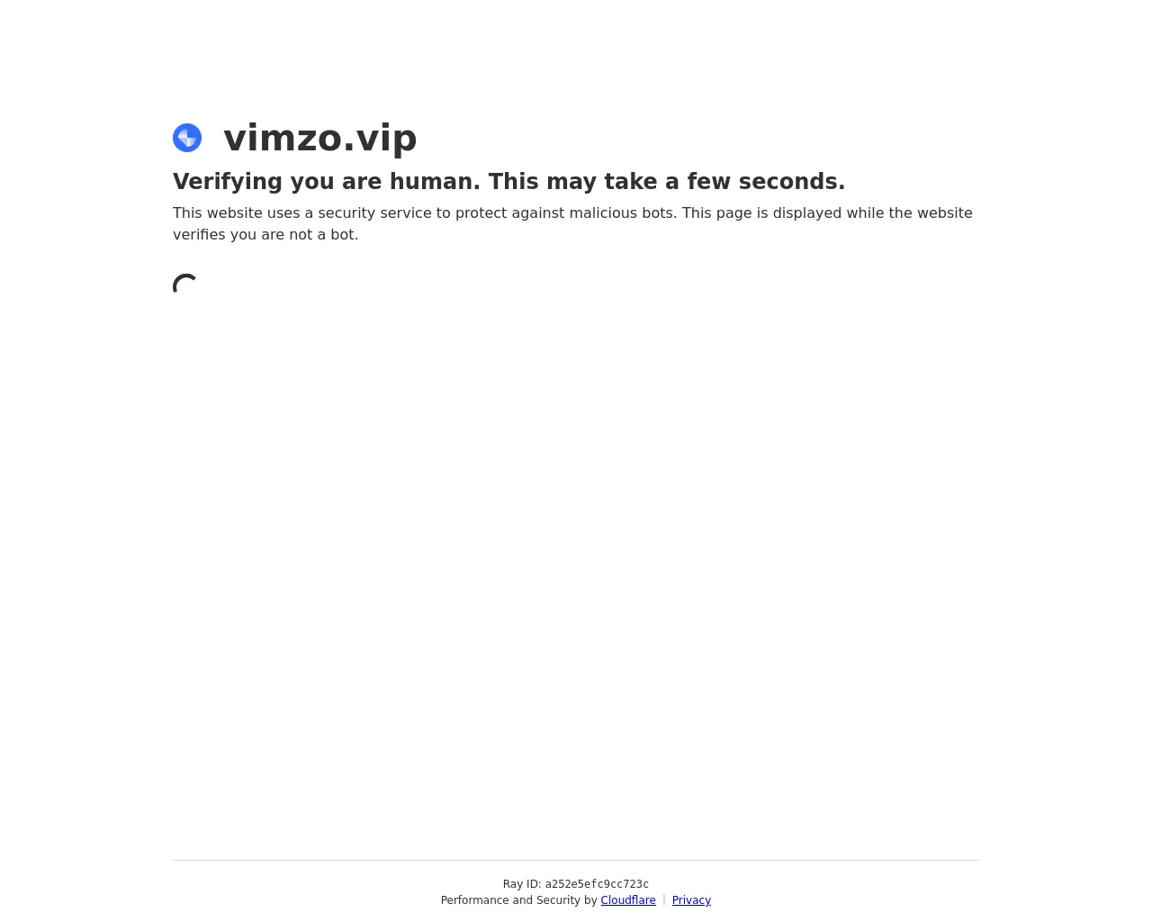Screenshot of vimzo.vip