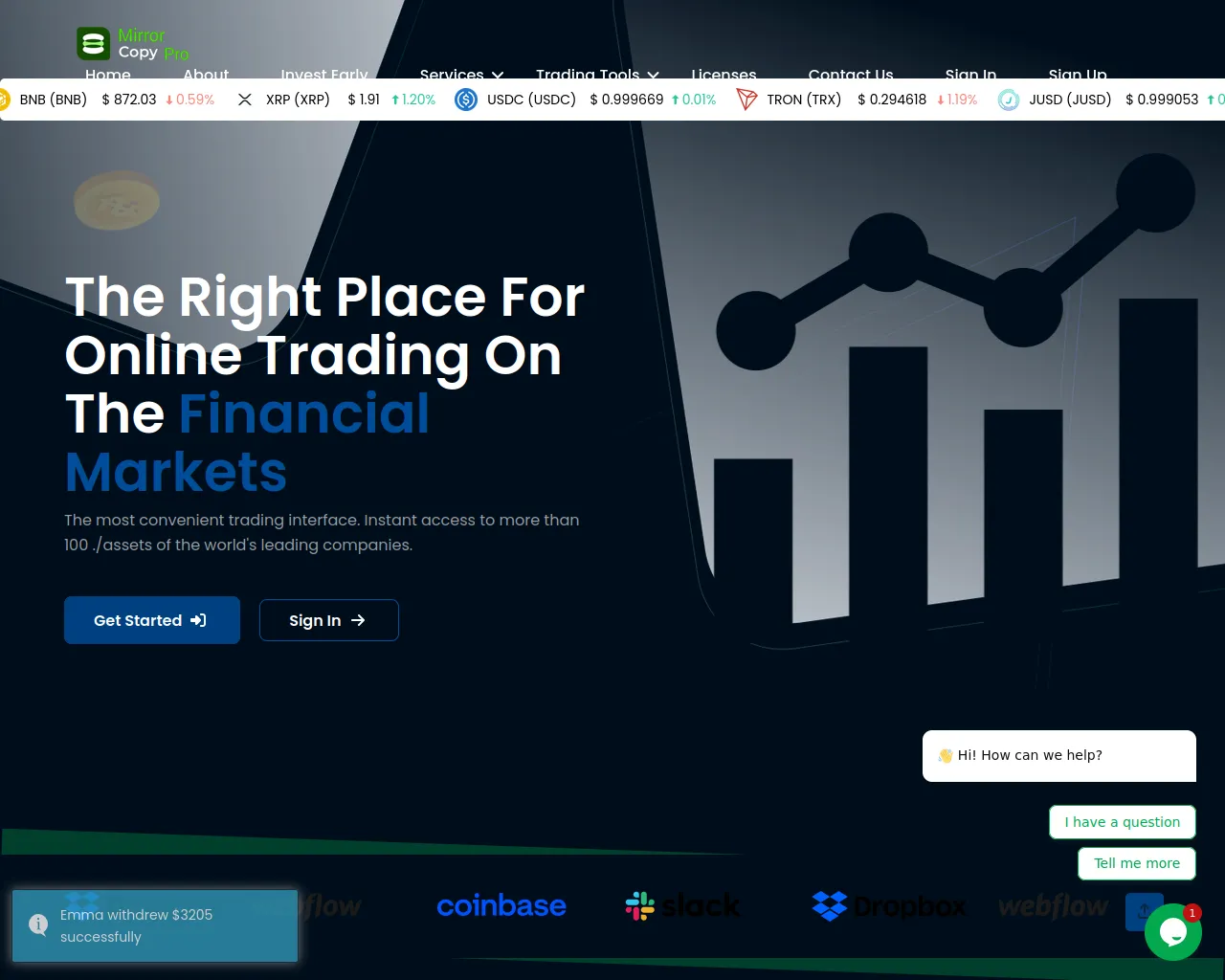 Screenshot of mirrorcopypro.com