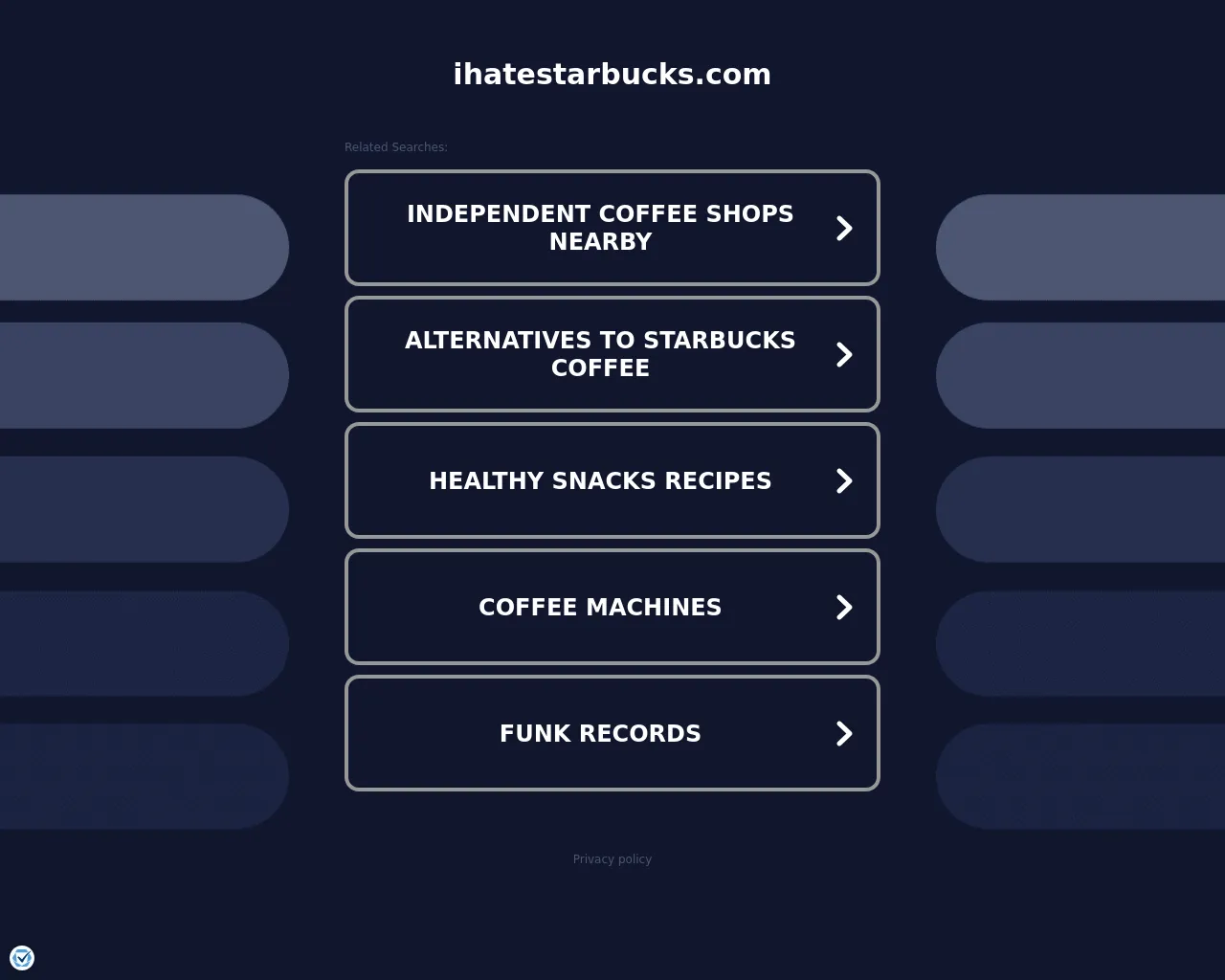 Screenshot of ihatestarbucks.com
