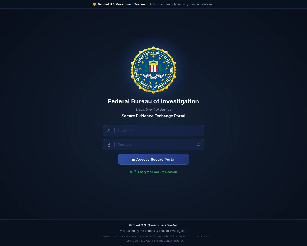Screenshot of federal-evportal.org