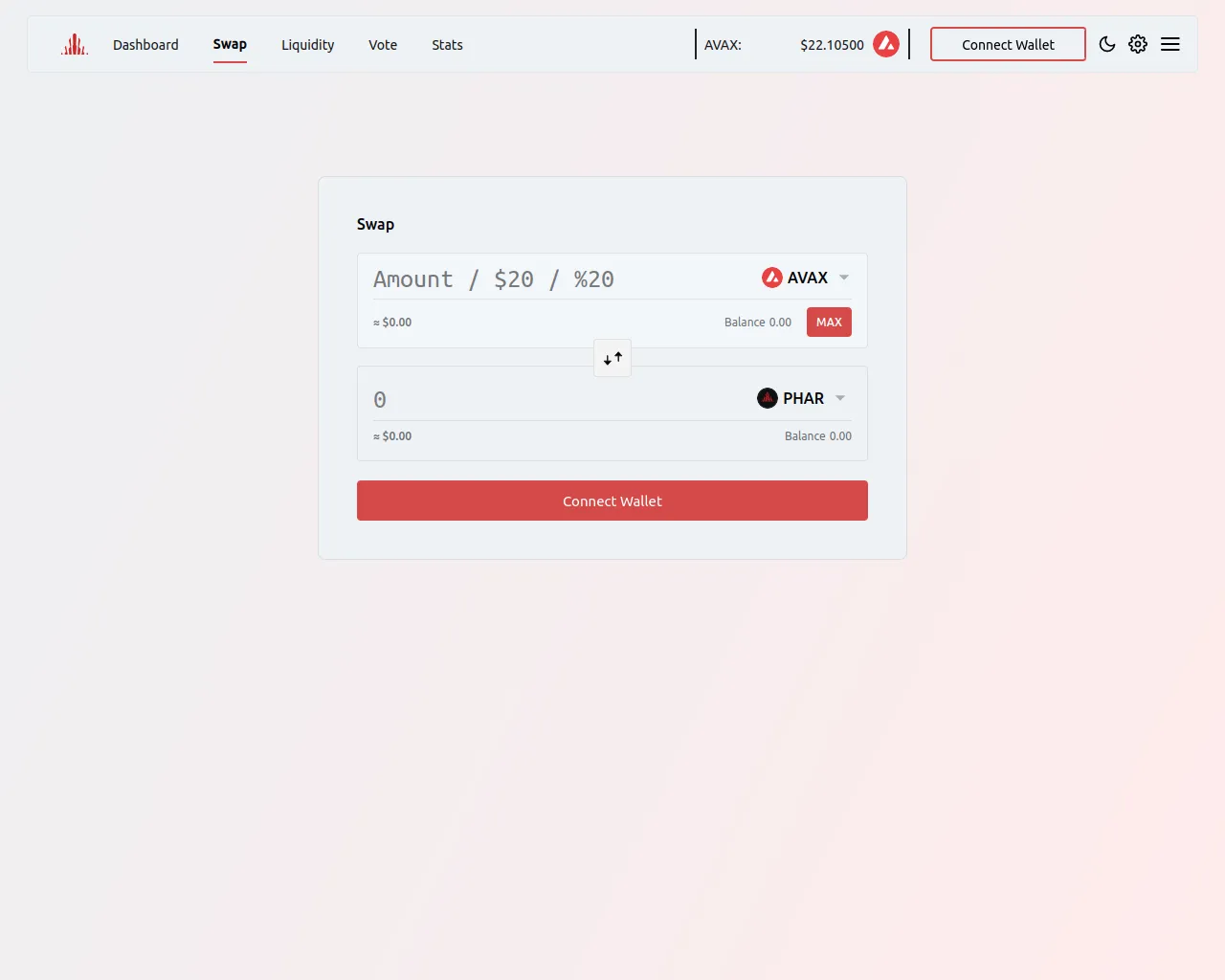 Screenshot of pharaohexchenge.org