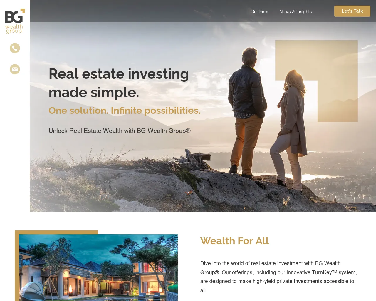 Screenshot of bgwealthgroup.com