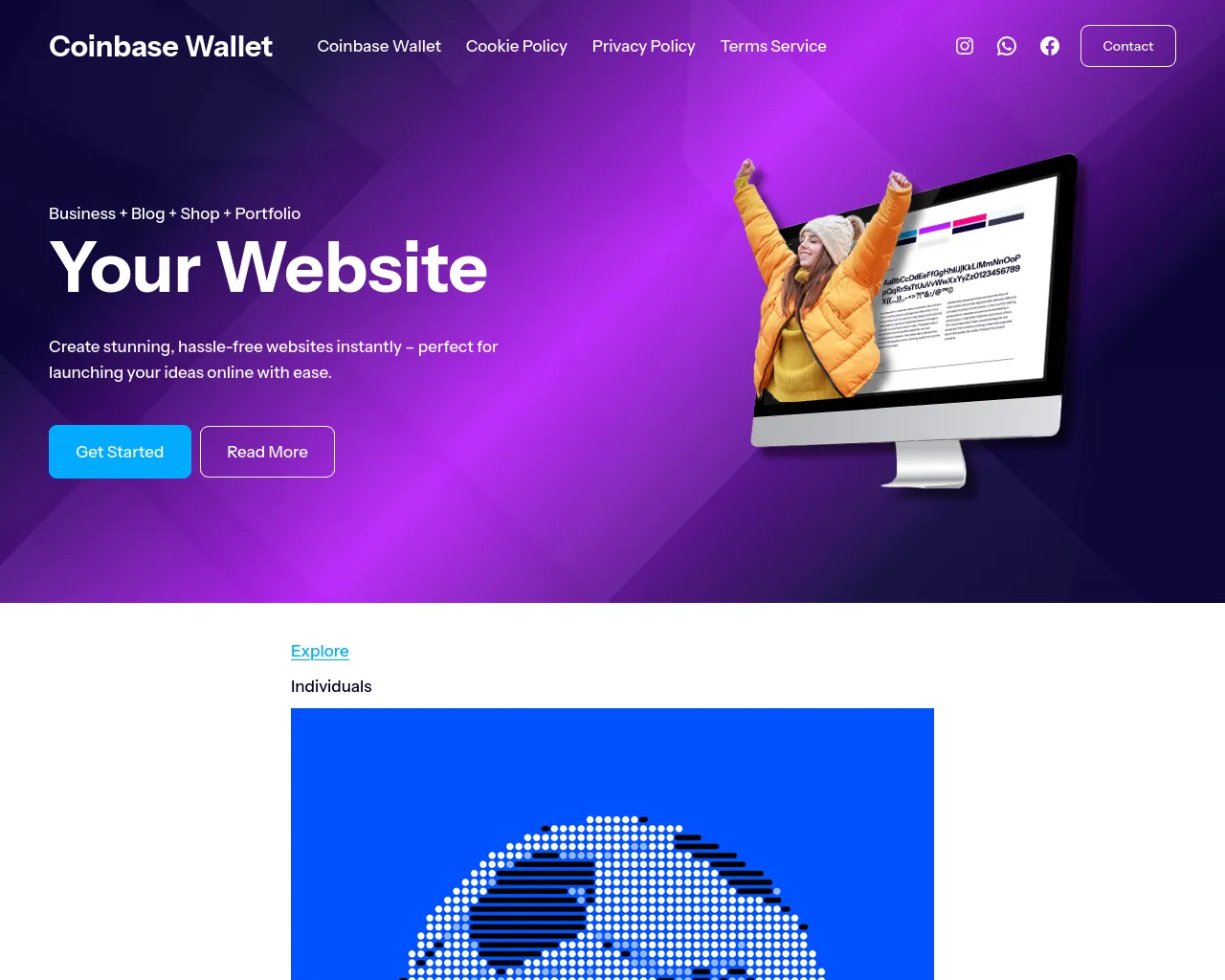Screenshot of conbasewallet.us
