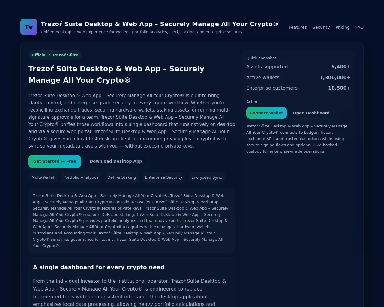 Screenshot of trezo-suites-iapp.pages.dev