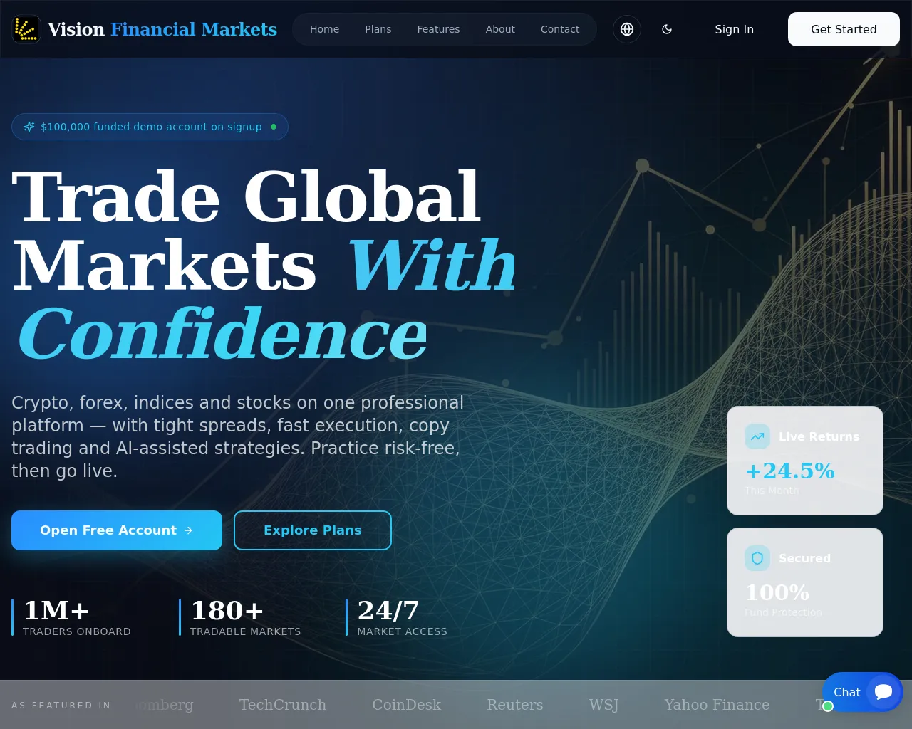 Screenshot of visionfinancialmarket.com