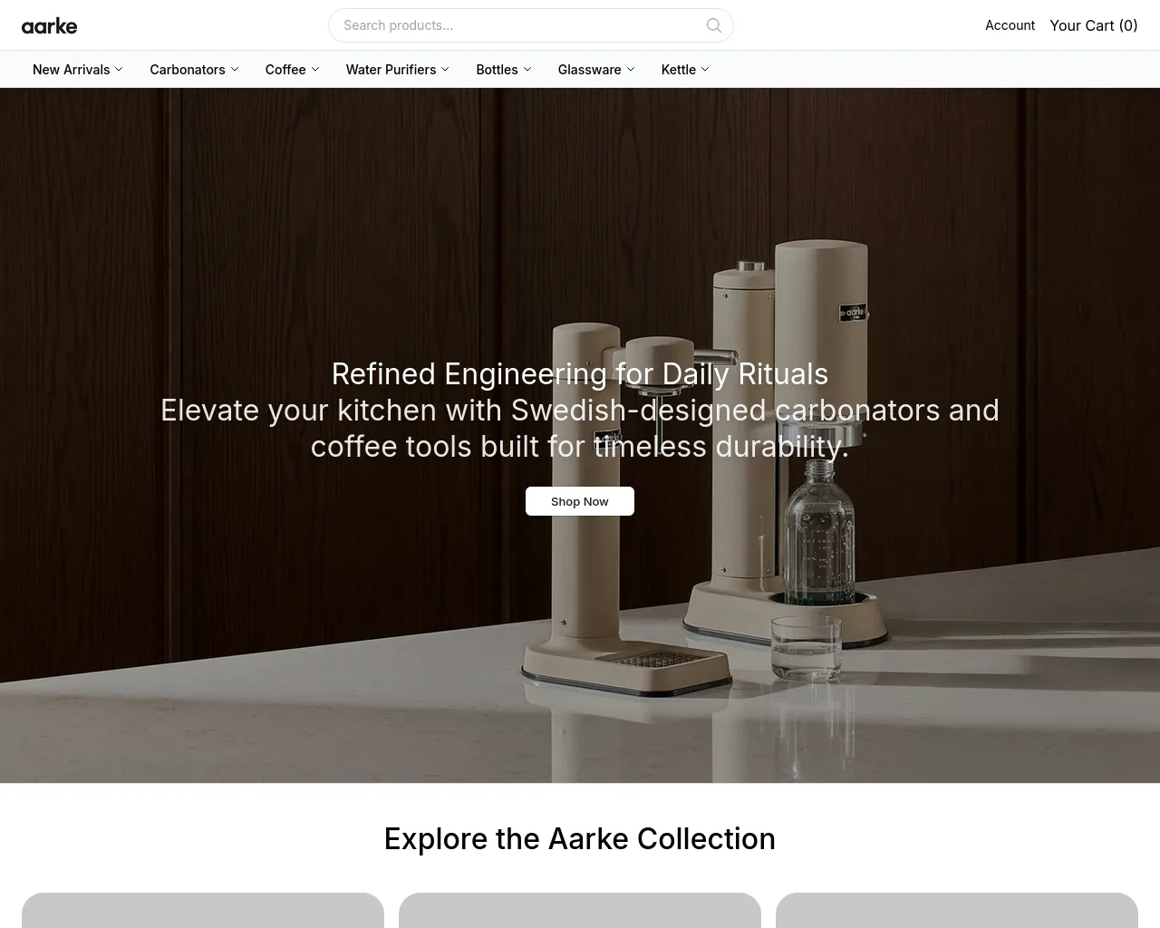 Screenshot of aahome.shop
