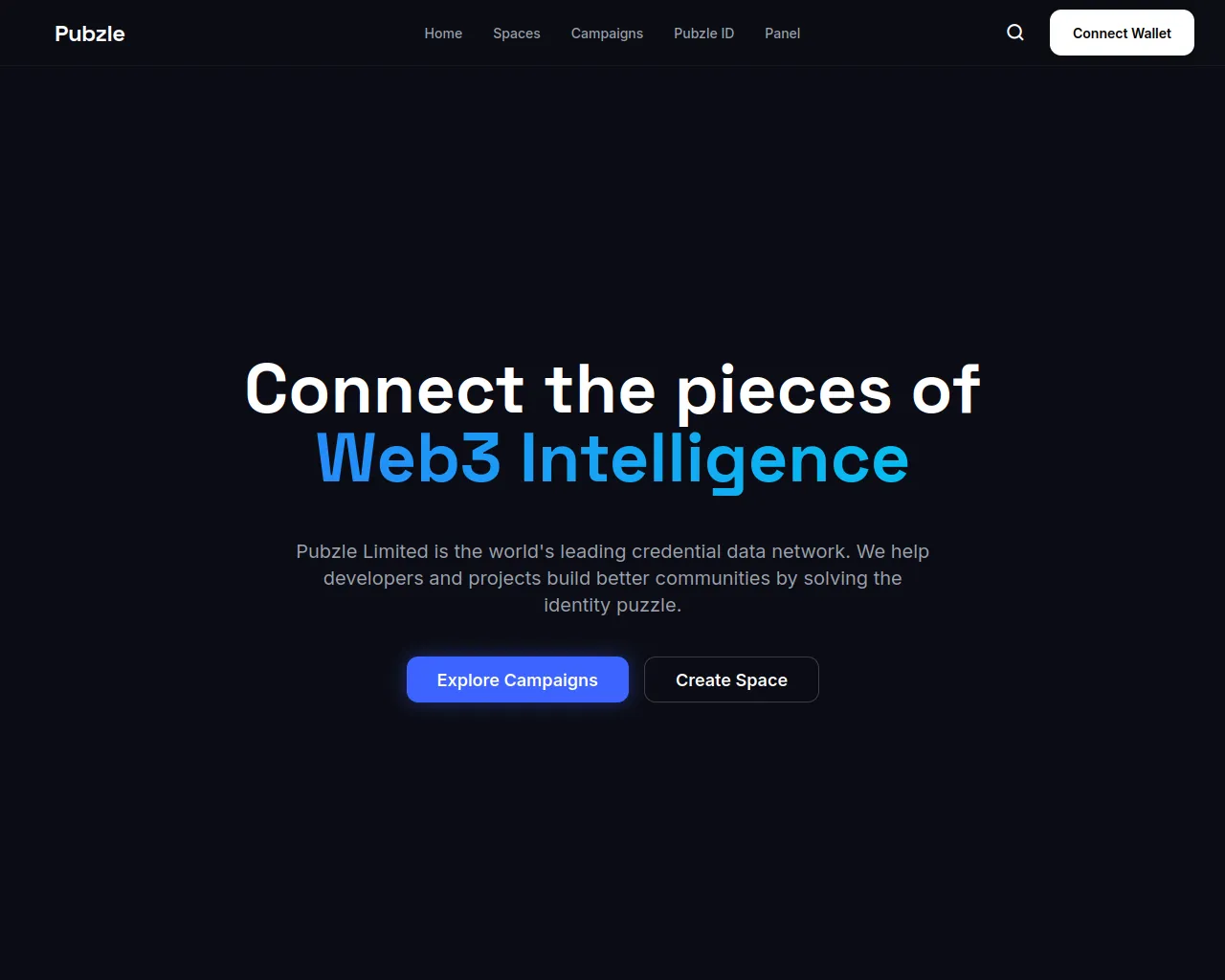 Screenshot of pubzle.io