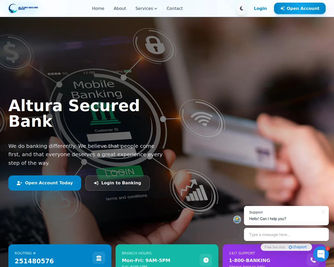 Screenshot of alturasb.org