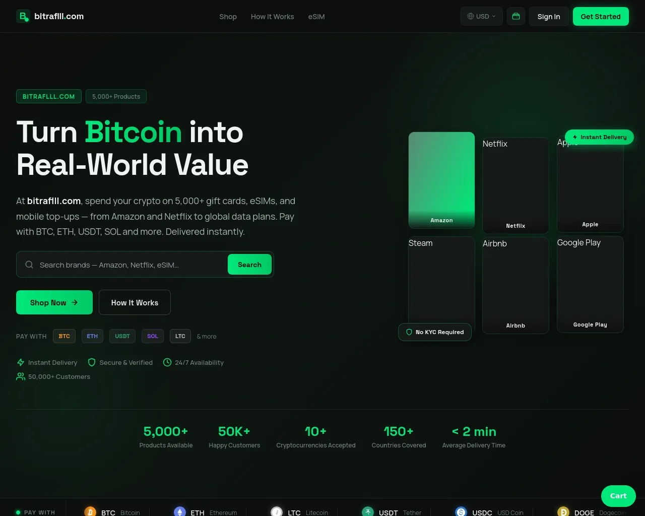 Screenshot of bitraflil.com