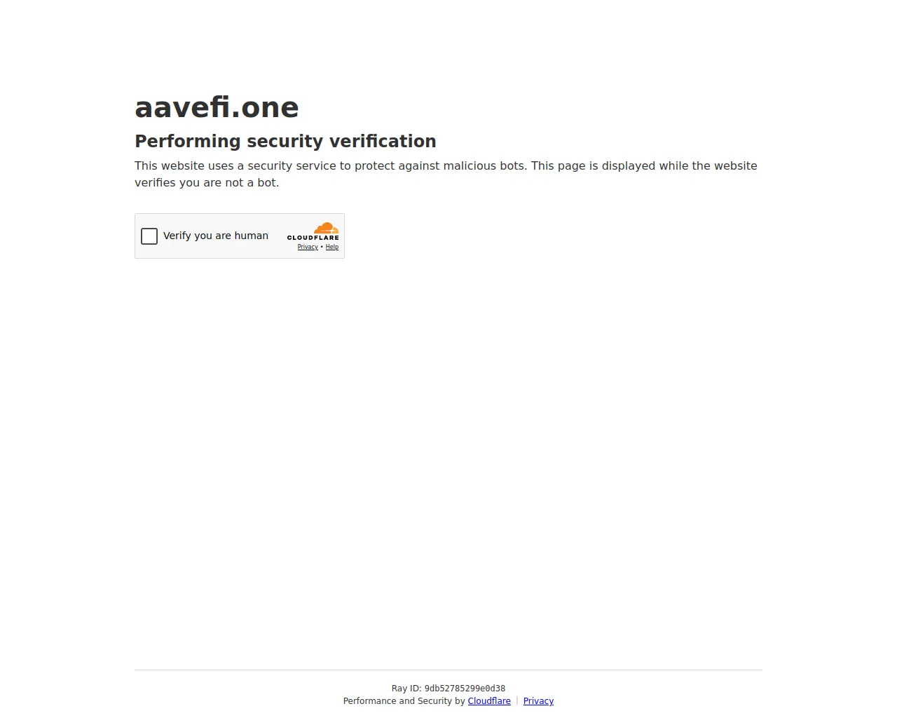 Screenshot of aavefi.one