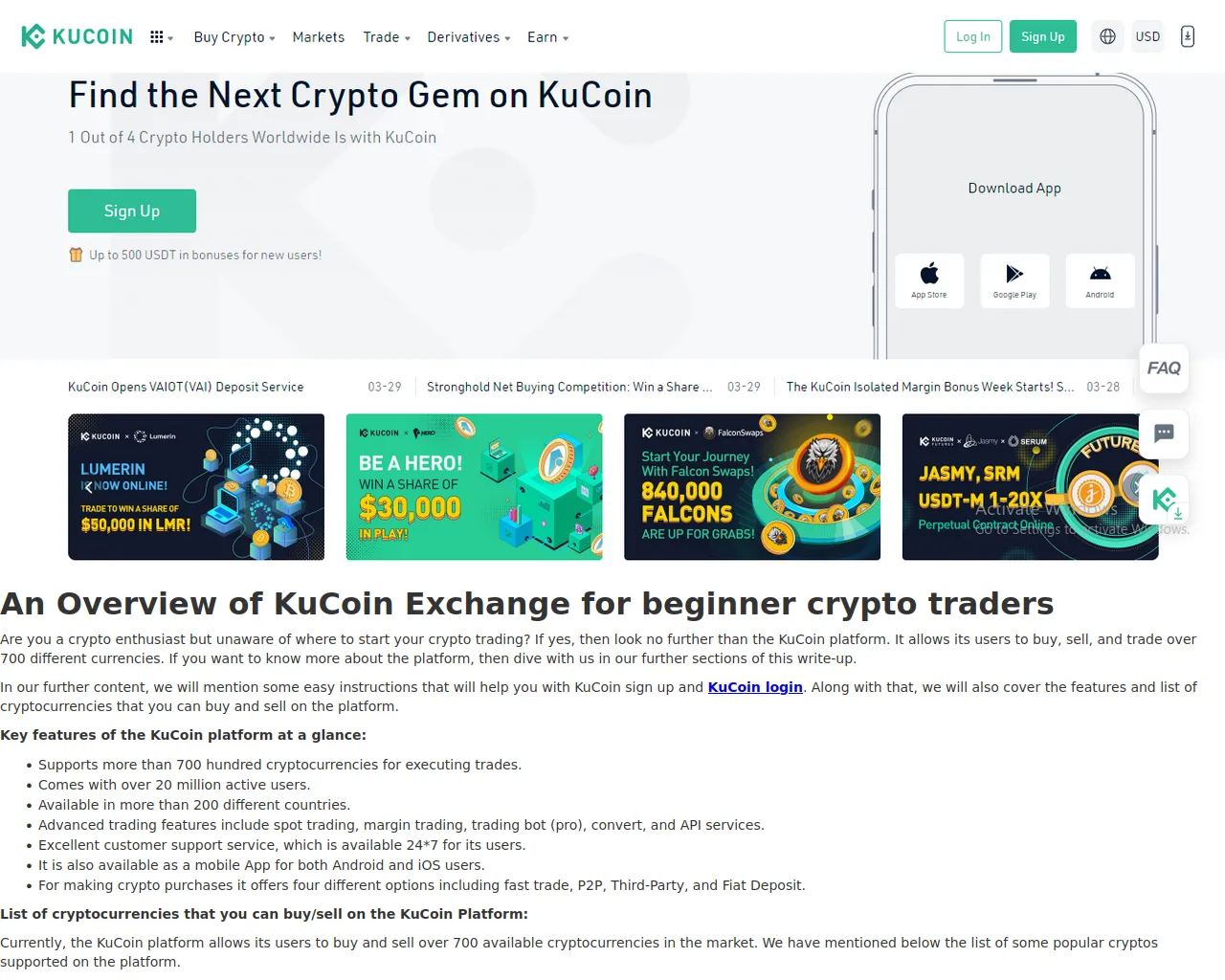 Screenshot of kiucoinlogini.webflow.io