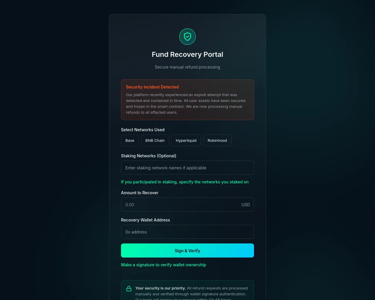 Screenshot of nansenai-refund.site