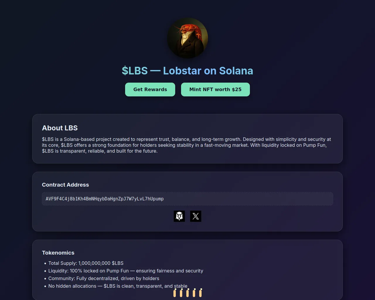 Screenshot of lobstaronsol.top