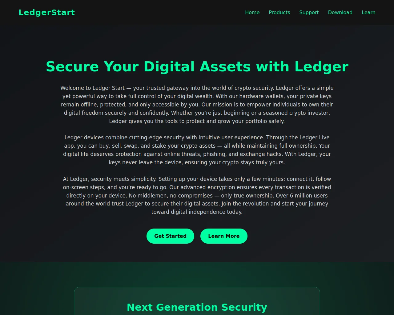 Screenshot of us-ledger-com-stat.pages.dev