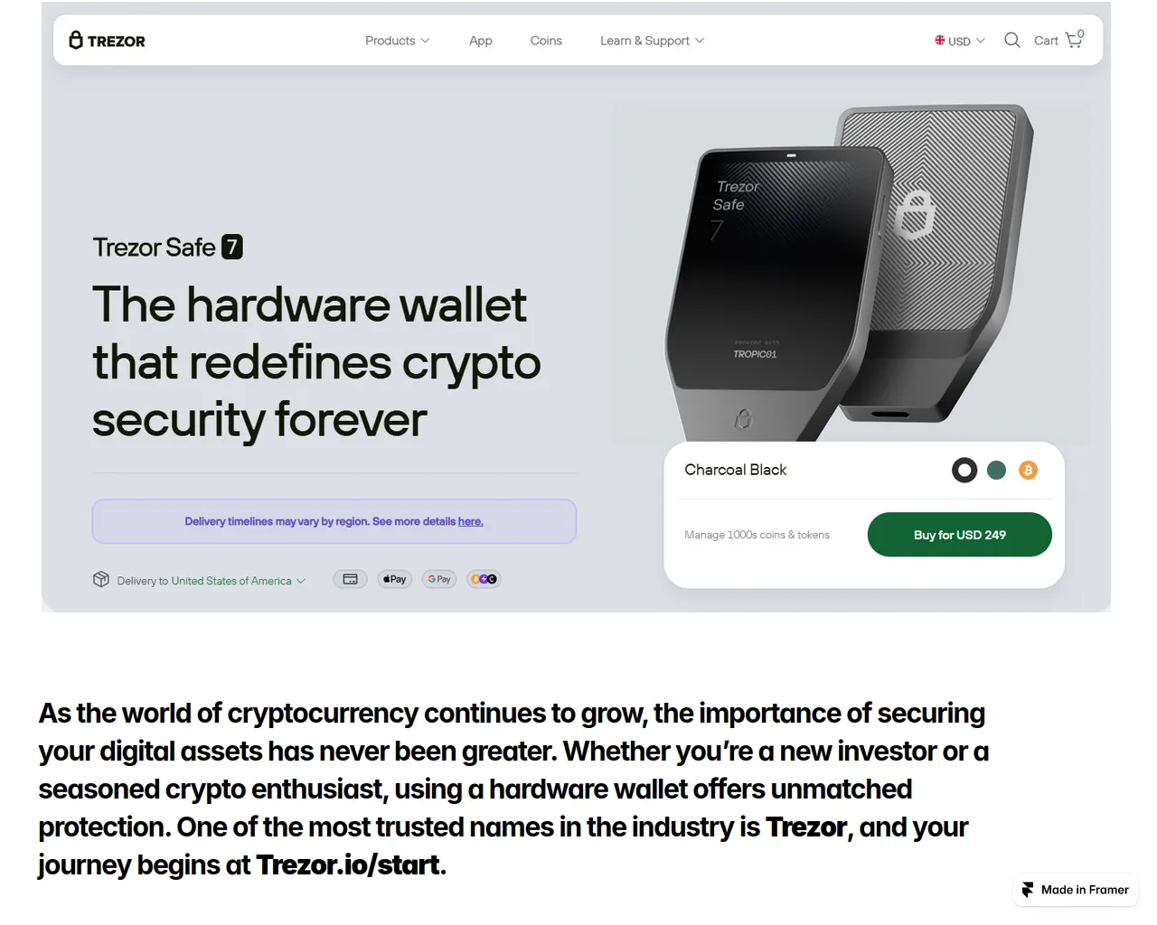 Screenshot of appstarted-trzo.framer.media