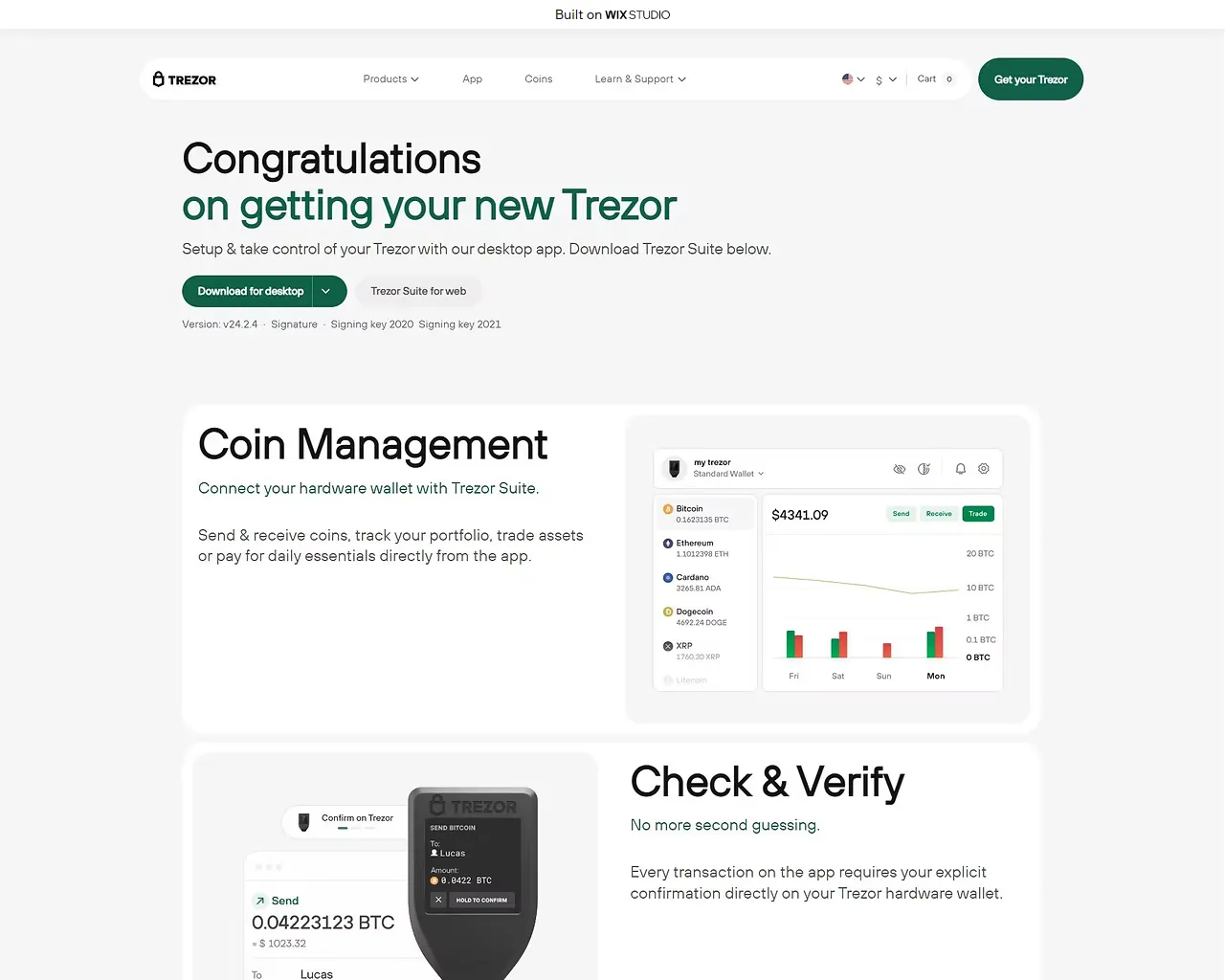 Screenshot of bridgeintro.wixstudio.com