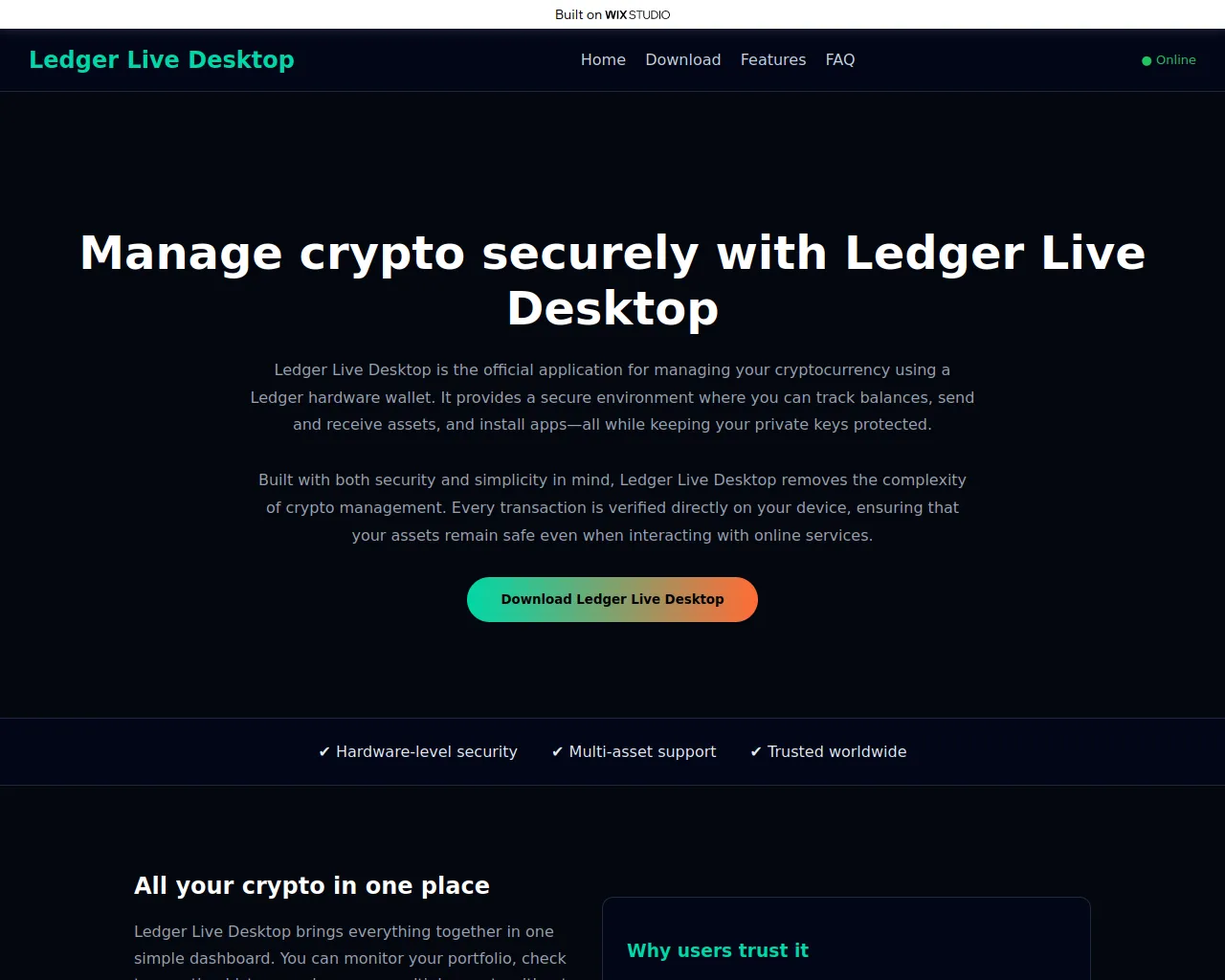 Screenshot of net-desktop-us.wixstudio.com
