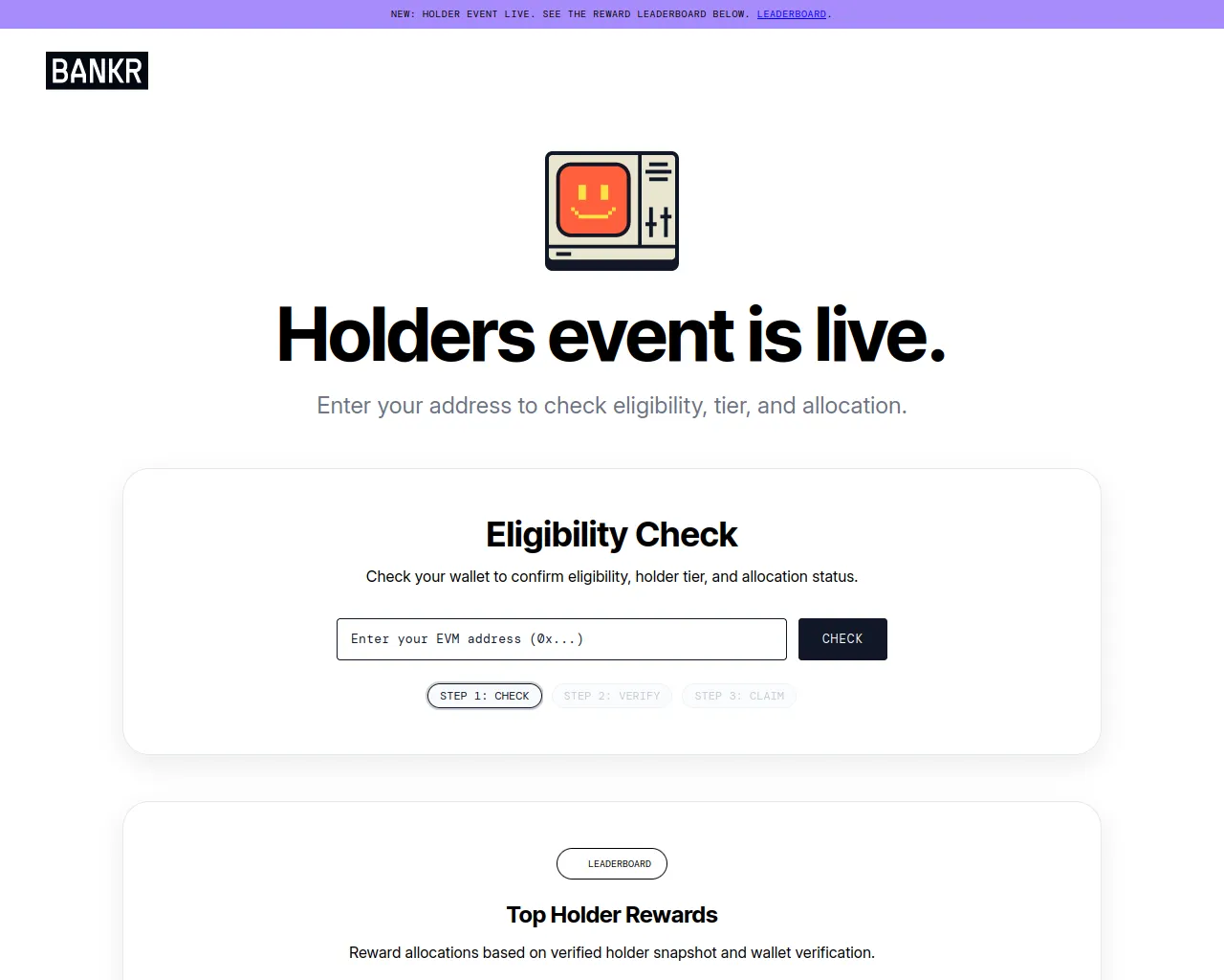 Screenshot of bnkrevent.net