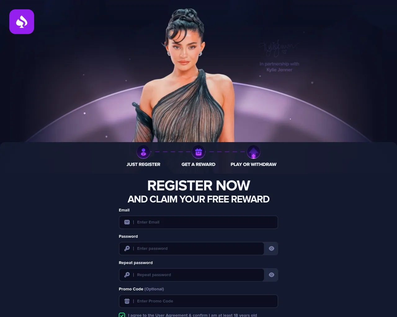 Screenshot of stake-vip.io