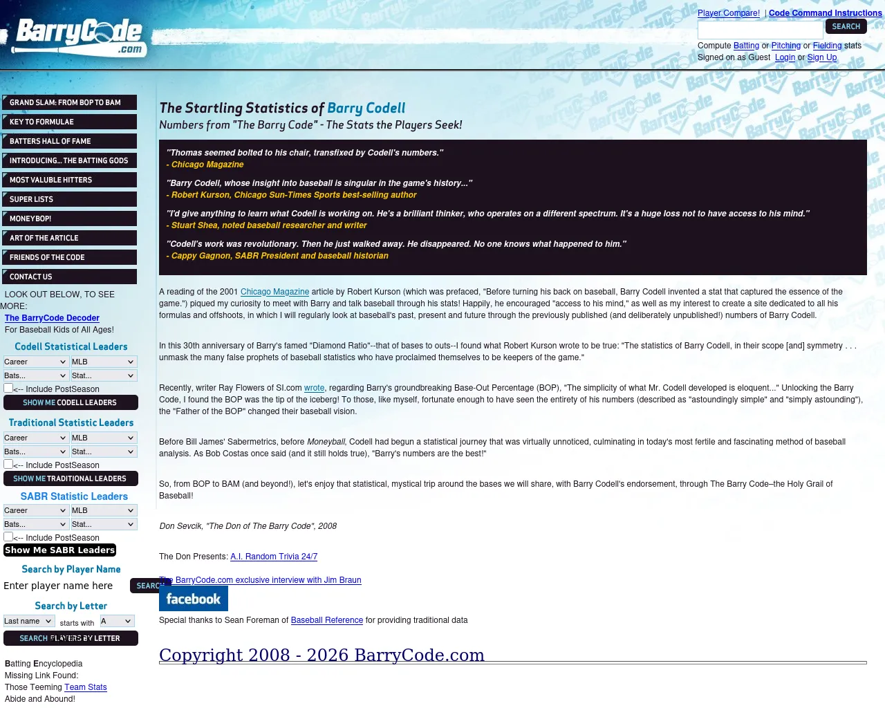 Screenshot of barrycode.com
