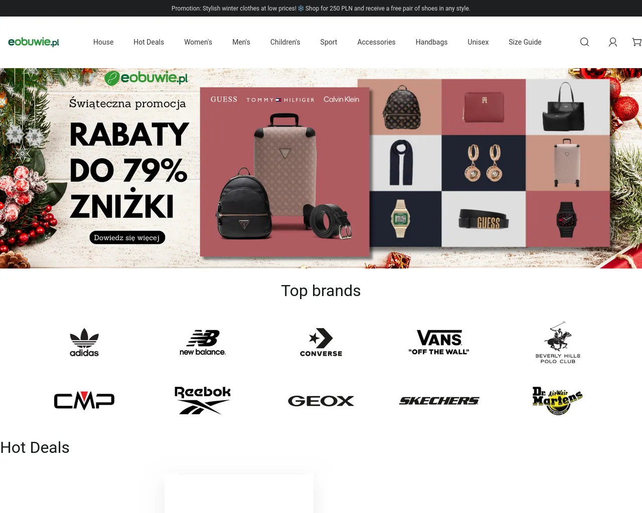 Screenshot of shop-eobuwie.shop