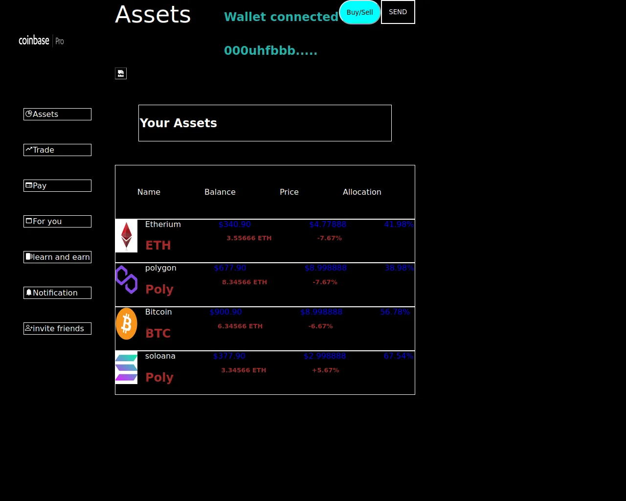 Screenshot of coinbase-eight.vercel.app