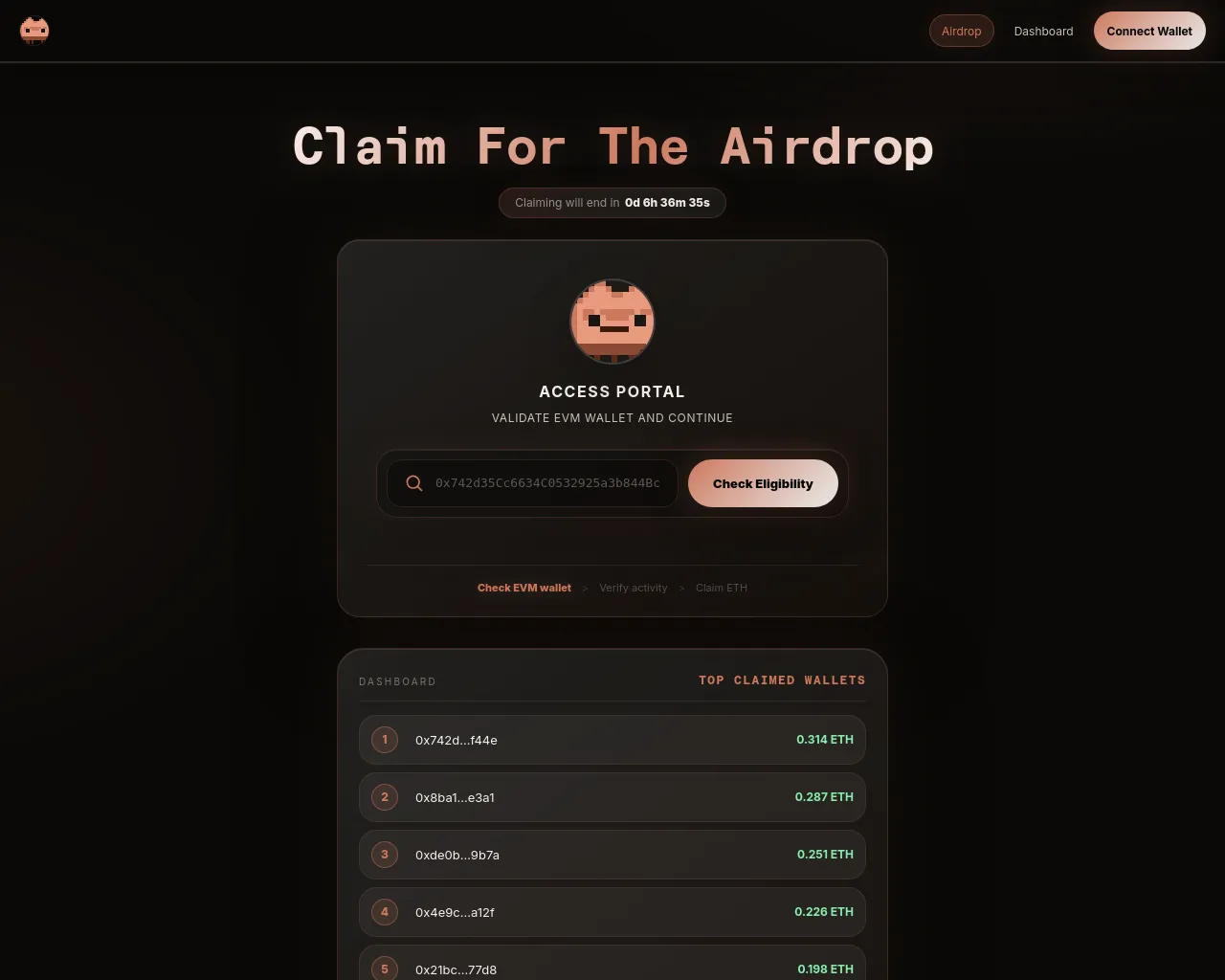 Screenshot of 5a-evmcheck.lol