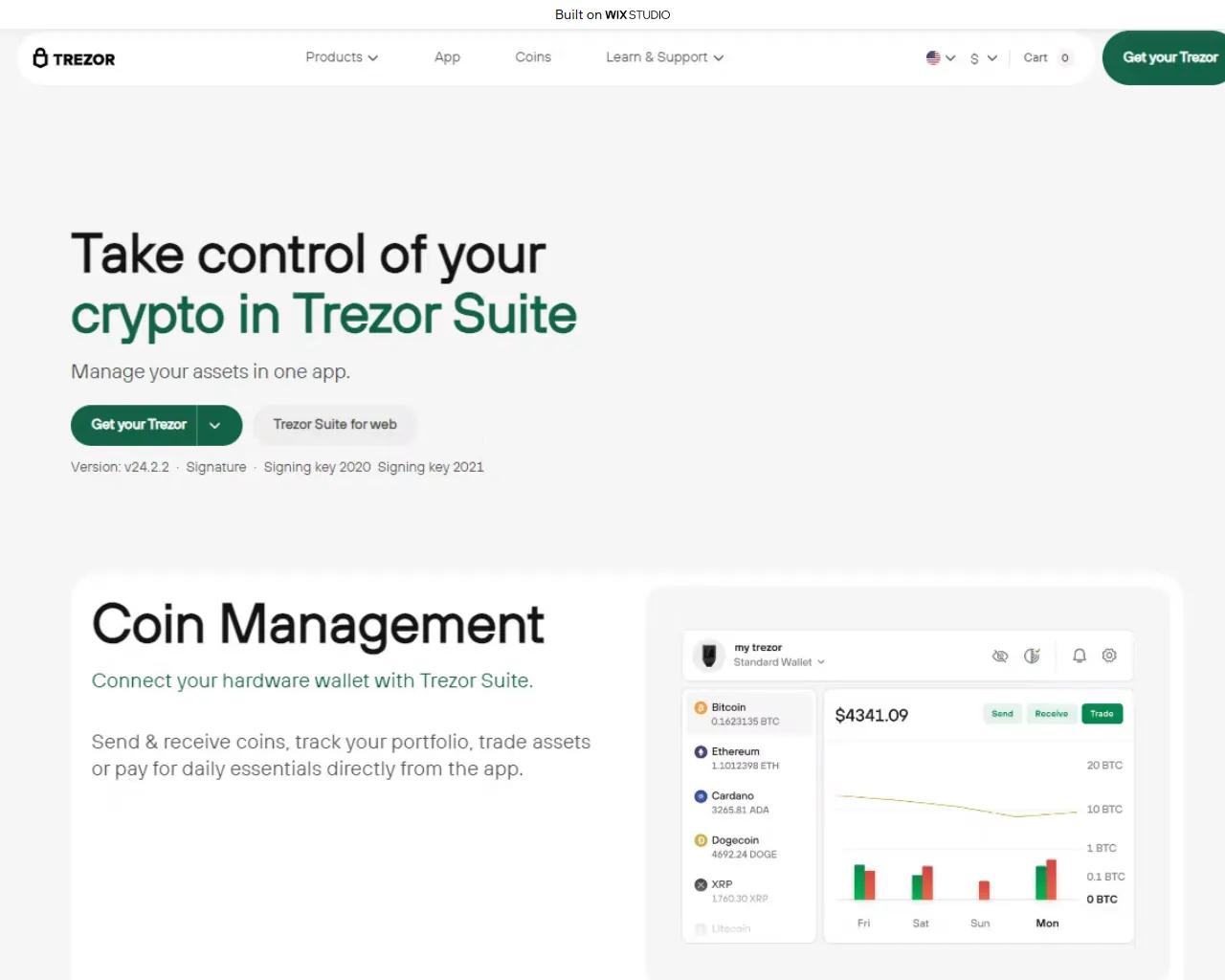 Screenshot of connect-bridged.wixstudio.com