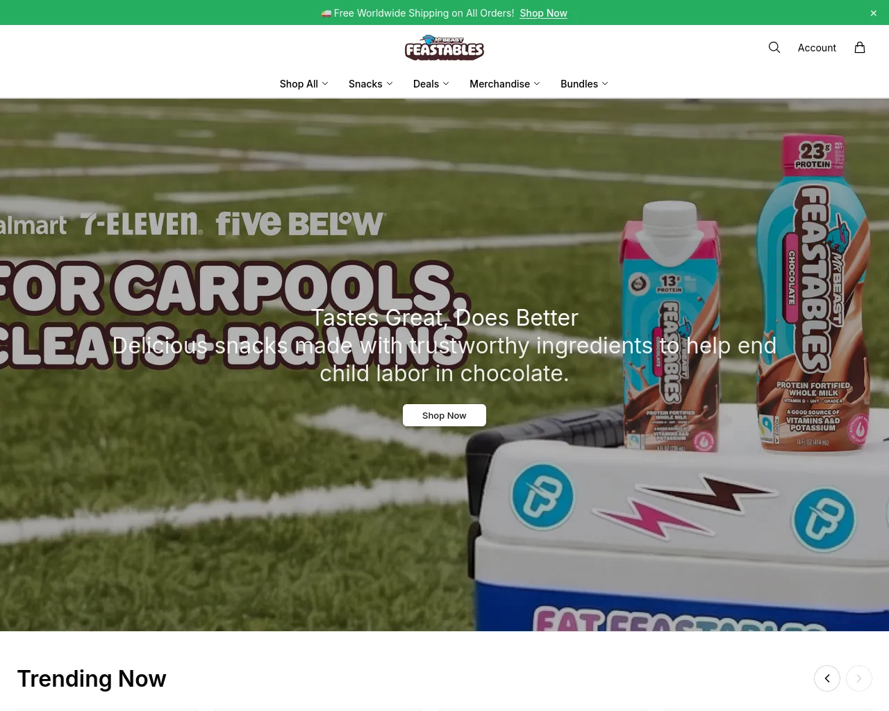 Screenshot of ablesnacks.shop