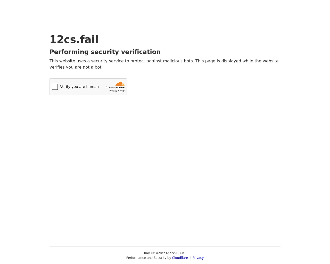 Screenshot of csfail.info