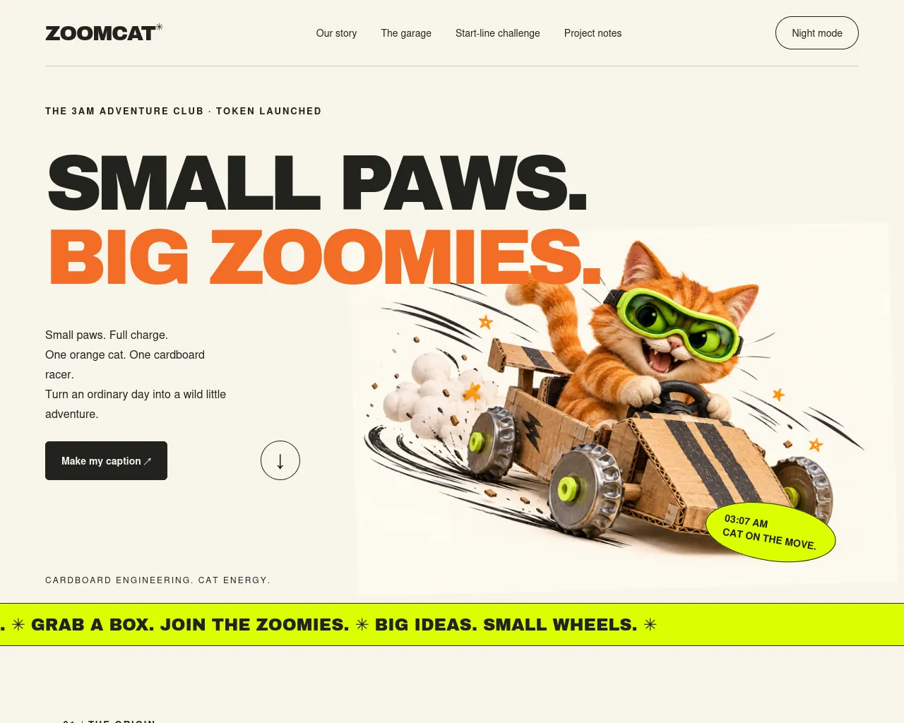 Screenshot of zoomcat.fun