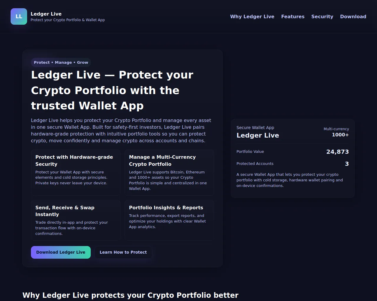 Screenshot of ledgor--live.pages.dev