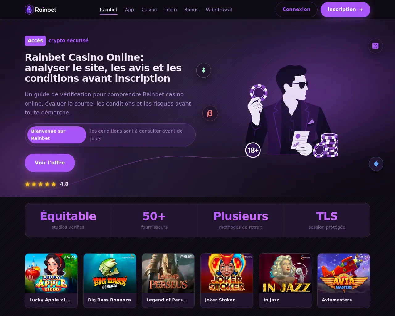 Screenshot of rainbet-casinos-france.com