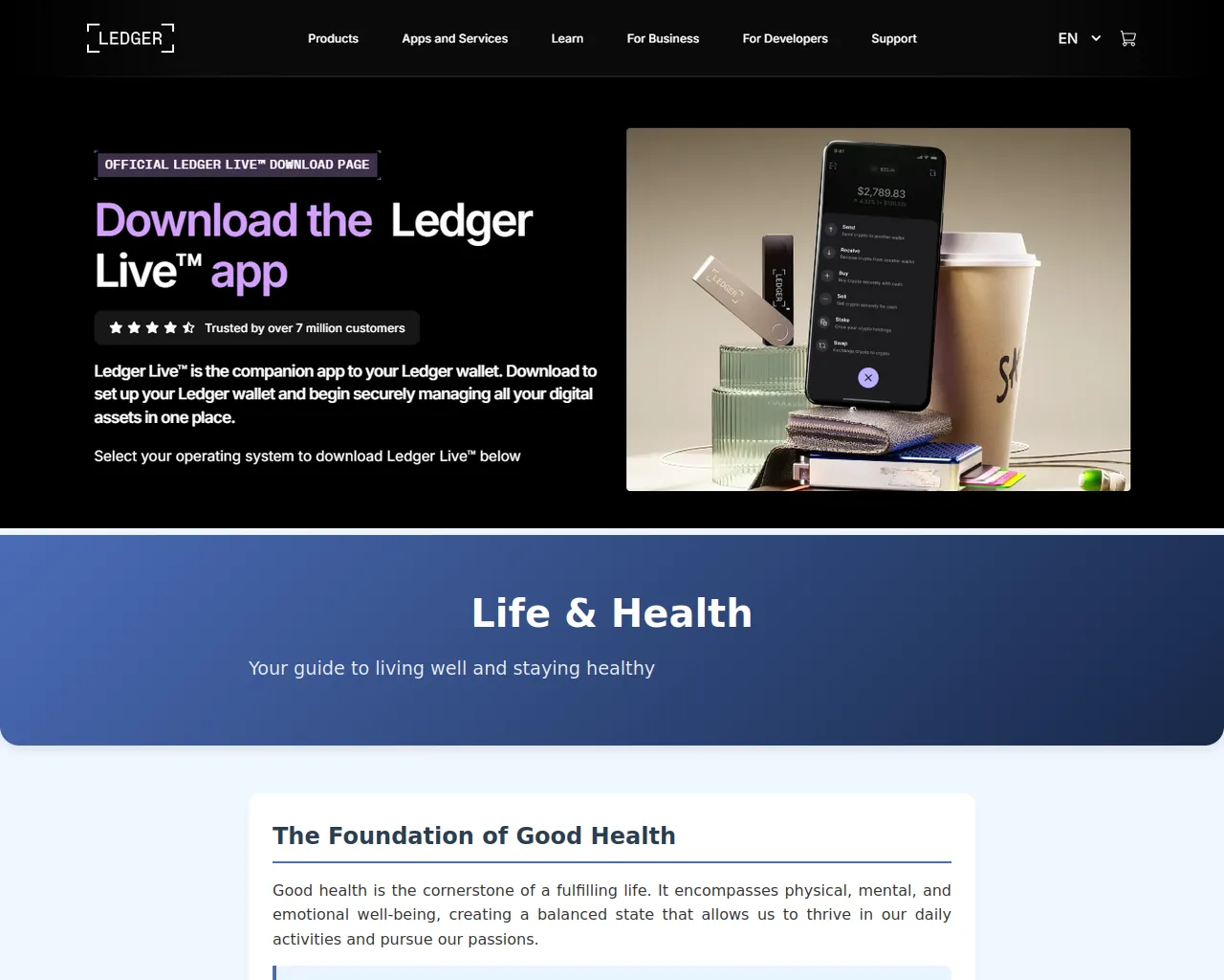 Screenshot of live-desktop-ledgr.pages.dev