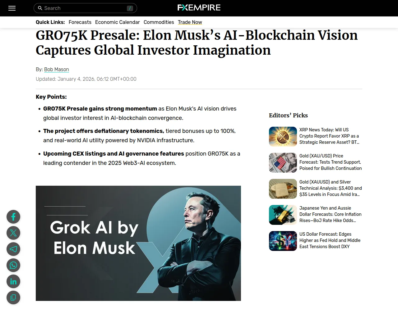 Screenshot of gro75k-fxempire.com