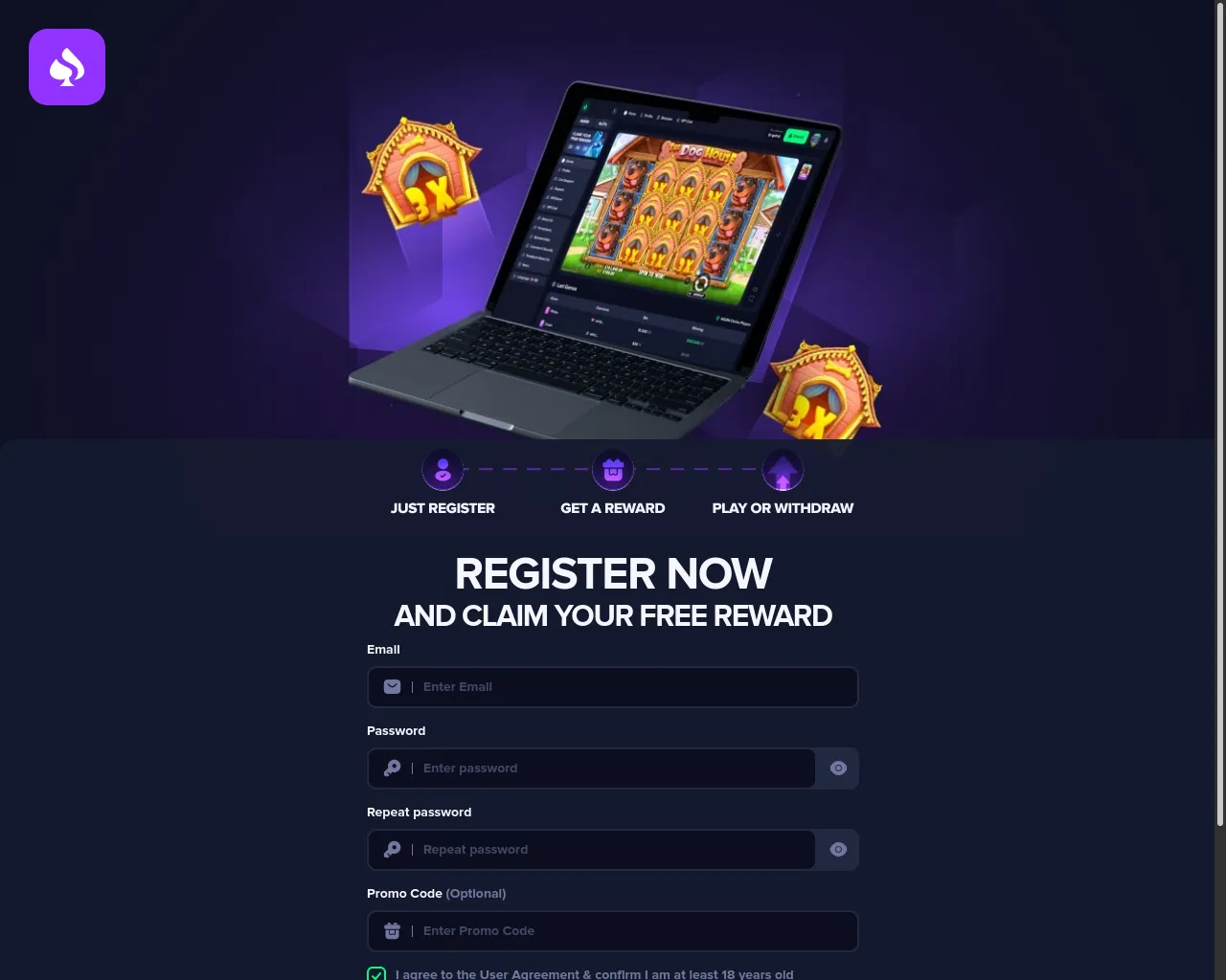 Screenshot of binglbet.com