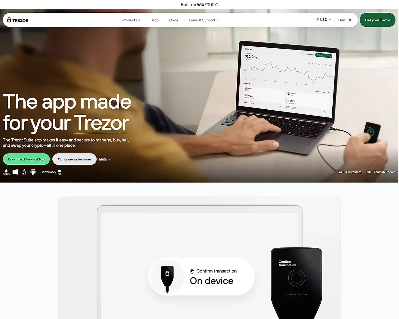 Screenshot of bridge-user.wixstudio.com
