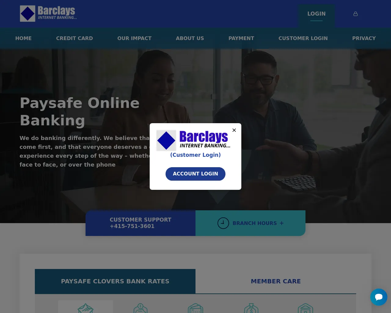 Screenshot of internetbanking.keycreditunion.co
